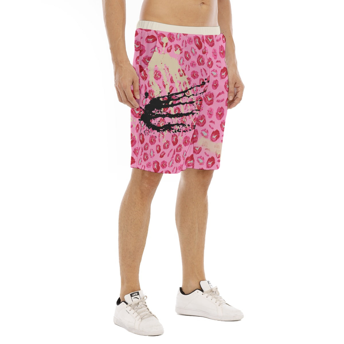 All-Over Print Men's Flat Shorts Yoycol
