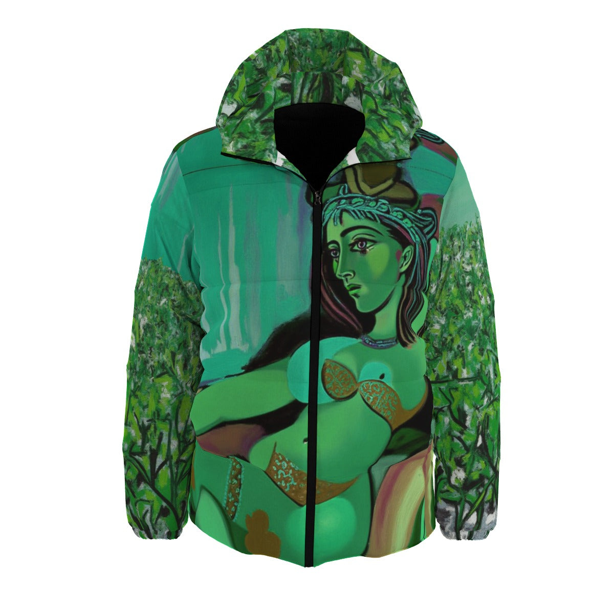 All-Over Print Unisex Down Jacket Yoycol