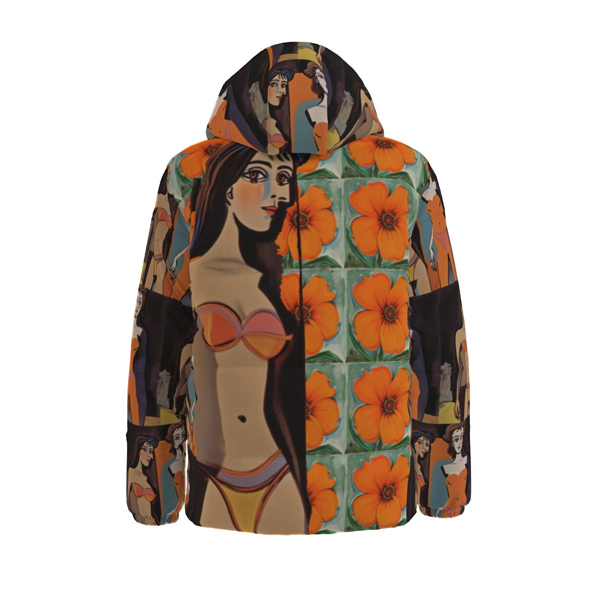 All-Over Print Unisex Down Jacket Yoycol