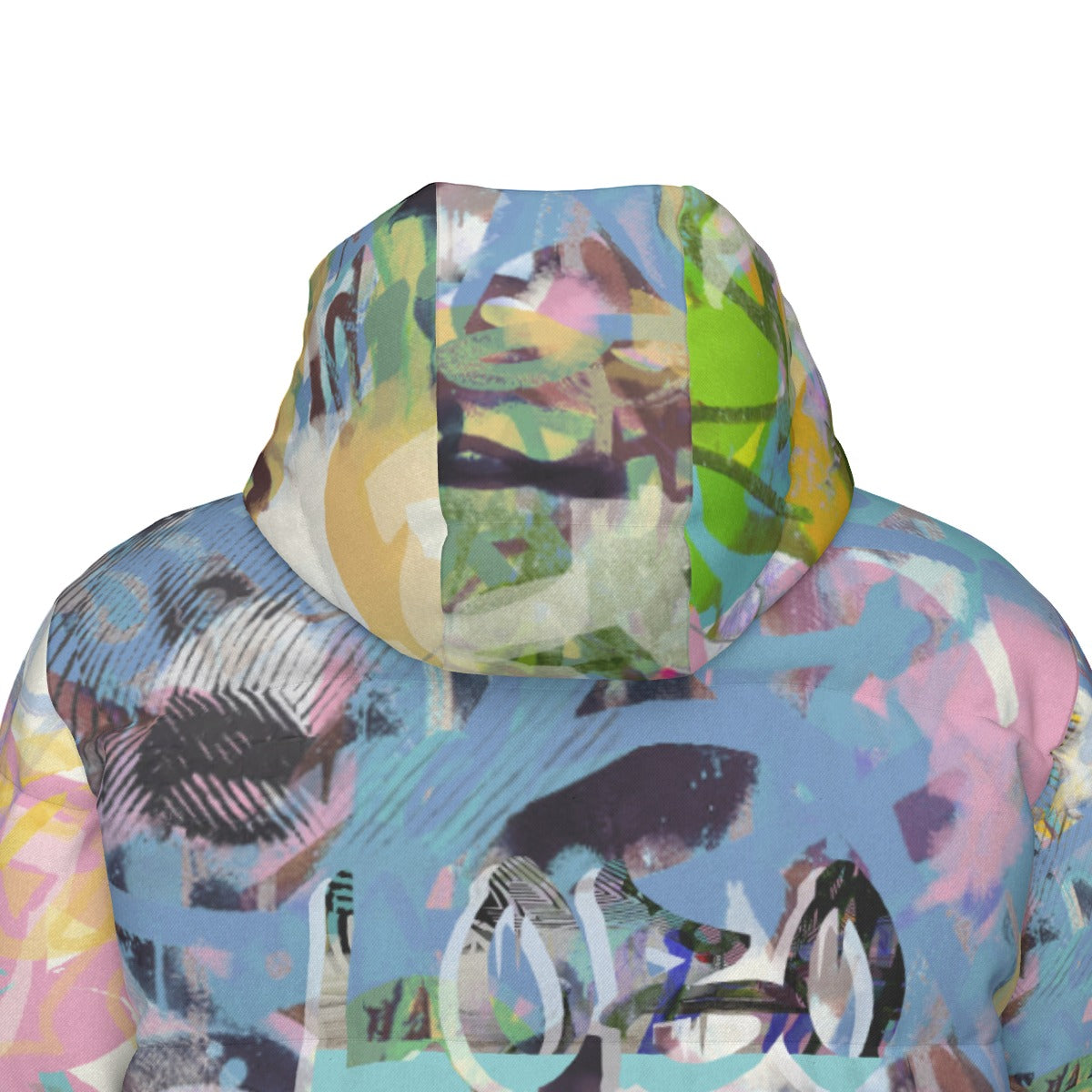 All-Over Print Unisex Long Down Jacket Yoycol