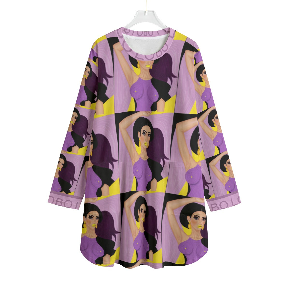 All-Over Print Women's Dress | 180GSM Cotton Yoycol