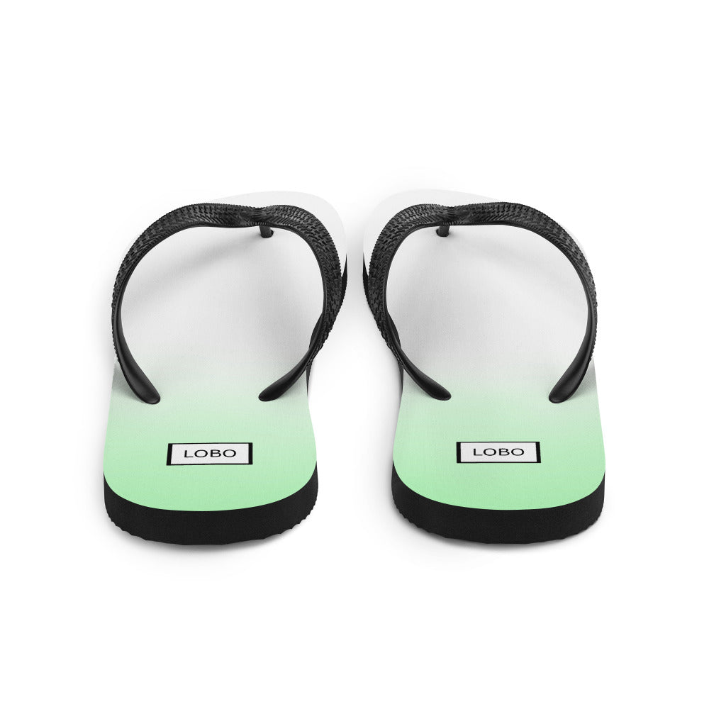 ‘LOBO VIRIDIAN GRADIENT’, FLIP-FLOPS lobonewyork
