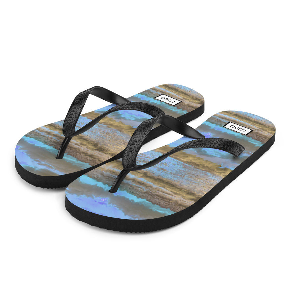‘LOBO AURORA BOREALIS’, FLIP-FLOPS lobonewyork
