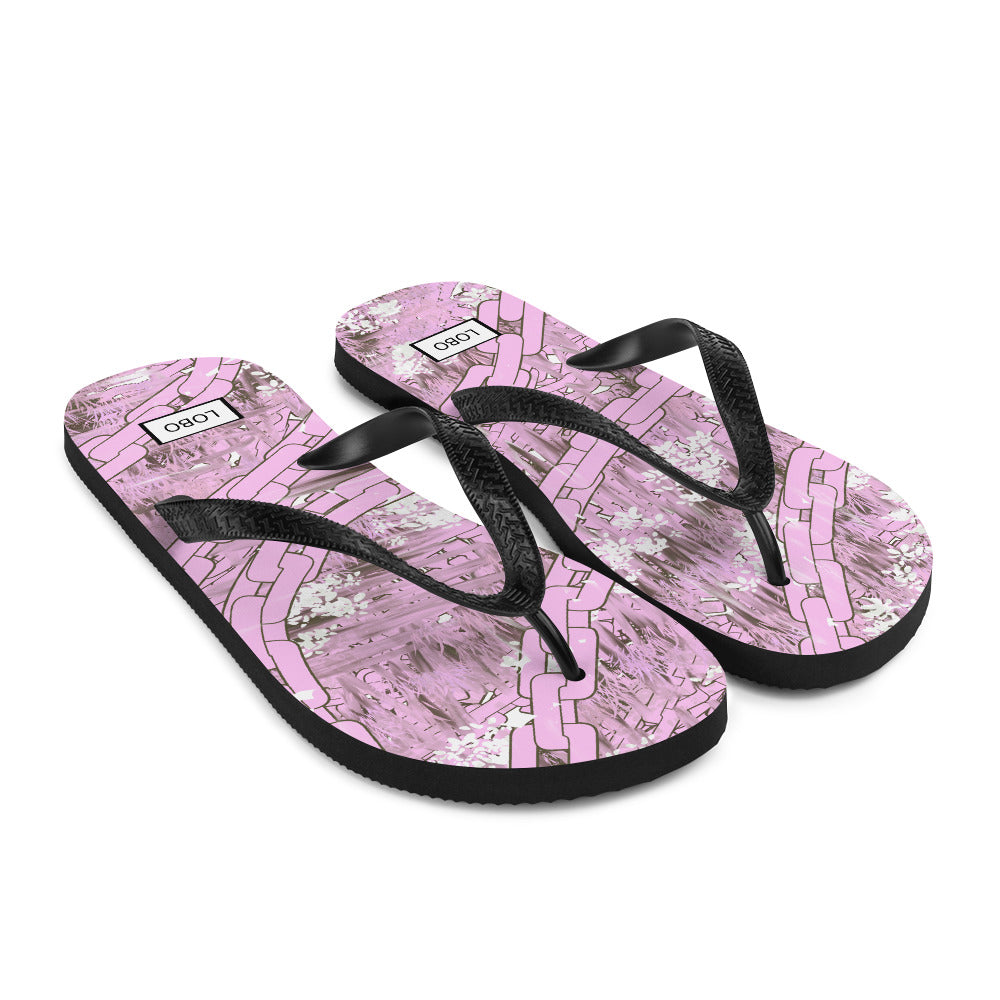 ‘LOBO PINK, LUCK BE A LADY’, FLIP-FLOPS lobonewyork