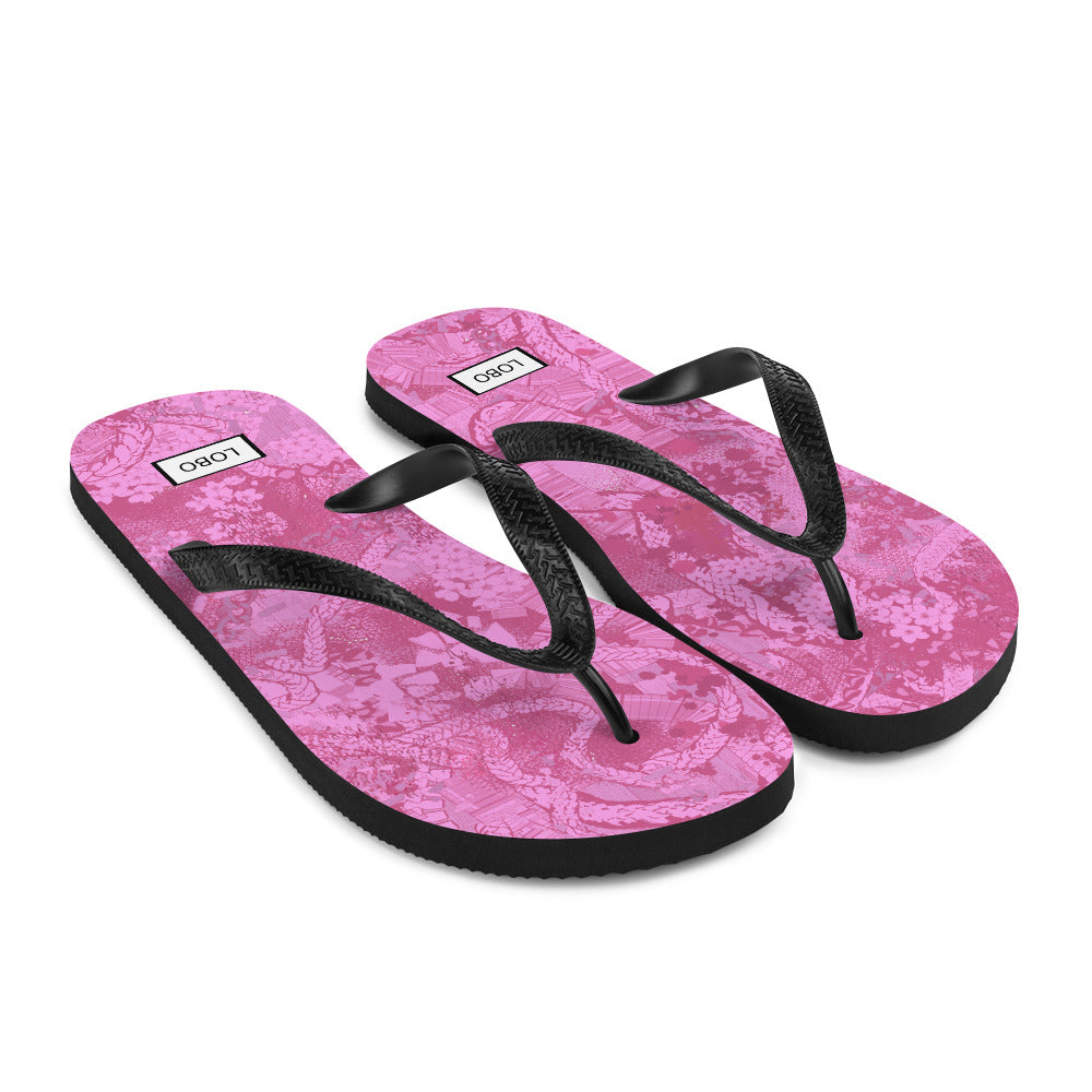 ‘LOBO MAGENTA SHORE’, FLIP-FLOPS lobonewyork